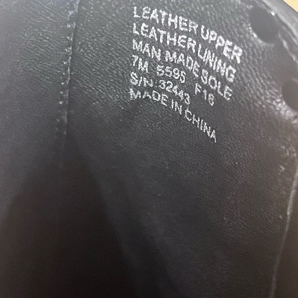 Tory Burch Nicola Heeled Moto Ankle Boot Black Leather Size 7 (Appear NEW) - Picture 8 of 9